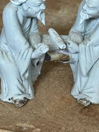 Vintage Chinese Mudman Figurine Clay Miniature | eBay