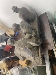 Vintage 1960's austin productions Brutalist sculpture Folk Musician Park Bench | eBay