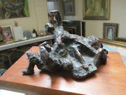 MYSTERY BRONZE METAL SCULPTURE PILE OF BODIES FIGURES FIGHT? WAR? TRAGEDY? NUDE? | eBay