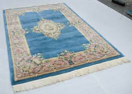 RRA 6x9 Aubusson Design Blue Japanese Rug 29785 | eBay