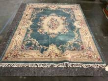 Sold at Auction: Royal Palace Handmade Wool Rug w/ fringe ...