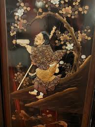 ANTIQUE 85¨ X 65¨ FINEST JAPANESE MEIJI SHIBAYAMA 4 PANEL ...