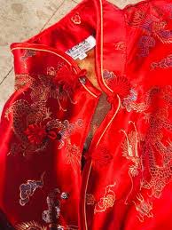 Short Sleeve Brocade Cheongsam Mini Floral Chinese Dress for ...