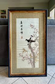 Chinese Antique Signed Embroidered Silk Framed Painting For ...