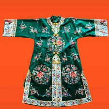 Dresses | Authentic Vintage 10 Silk Embroidered Chinese Coat ...