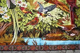 Wonderful With Parrot Birds With Amazing Forest View Velvet ...