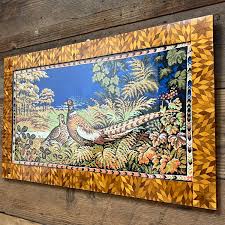 Large Marquetry Frame (with Pheasant Tapestry) — Aurora Mills