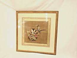 BASKET FILLED WITH FLOWERS, SERIGRAPH ART PRINT, MUSEUM OF ASIATIC ART | eBay