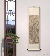 Spring Mountain Long Scroll, Antique Mountains and Rivers ...