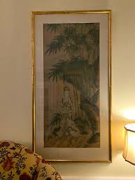 A Huge and Important Framed Chinese Qing Dynasty Painting on Silk, Signed. | eBay