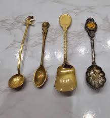 Vtg Collectible Spoon Lot Of 4. Costa Rica Japan Rose Vegas Souvenir Set Cameo | eBay