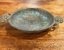 Authentic Vintage 1960's - 1970's Rustic Finish Pressed Brass ...