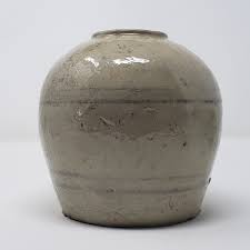 Antique Chinese Ming Dynasty Glazed Stoneware Ginger Jar, Tea, Spice Pot: 6.25" | eBay