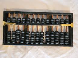Vintage FLYING EAGLE Black Wood with Gold Metal Accents Abacus Asian | eBay