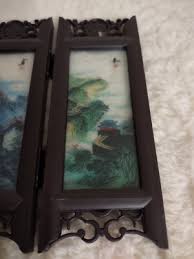 Chinese Screen Mini 4 Double Sided Wall Of China Glass ...