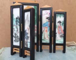 Vintage Dollhouse Furniture, Room Divider, Hand Painted on ...