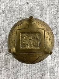 Vtg Chinese Small Brass Censer Tripod Incense Burner Xuande ...