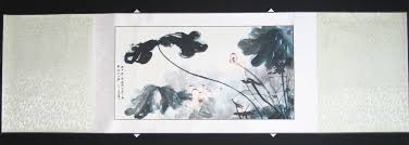 Chinese Scroll Painting Splash-color Lotus By Zhang Daqian ...