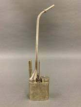 Sold at Auction: Chinese Paktong Engraved Water Pipe