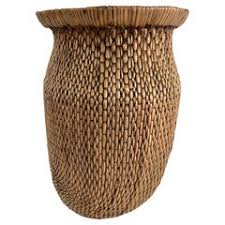 Large Chinese Willow Basket at 1stDibs