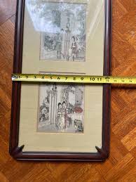 19.C Hand-Colored Chinese Etchings, Bradford Furniture Inc. | eBay