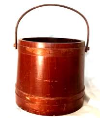 19th Century Antique Wooden Firkin Sugar / Water Fetching ...