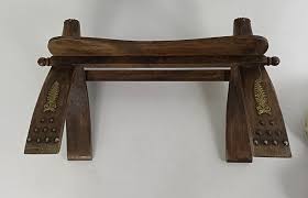 Bedouin Camel Saddle Hide Footstool Ottoman Rare Wonderful ...