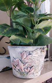 Flowerpot, Magnolia, Carte Postale, Bee Clay Relief ...