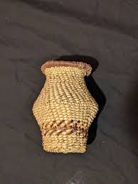 Miniature San Carlos Apache Olla Basket by Carla Kenny. - Etsy