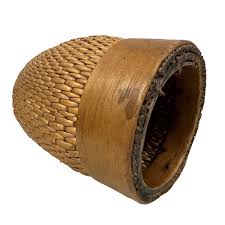 Antique Chinese Woven Grain Basket/River/Fish-men's Basket ...