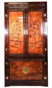 Sold at Auction: Bernhardt Ming Style 4 Door Cabinet or Armoire
