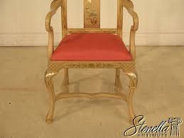 23864: Chinoiserie Paint Decorated High Back Arm Chair - Etsy
