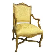 Antique English Gilt Chair, 1790 | Chairish