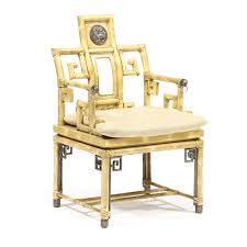 Chinese Style Painted Rattan Armchair (Lot 1019 - Winter ...