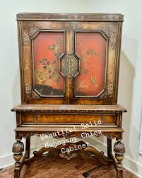 Absolutely Gorgeous early 1900's Jacobean by Berkey & Gay this solid mahogany China cabinet matches Buffet server legs, ornate brass hardware, key for cabinet doors. If interested text me at 512-791-4652 pickup