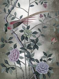 Ready to Ship: 26" X 68" Chinoiserie Handpainted Artwork on ...