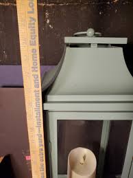 Luminare Lantern 24 Inches Tall 9 Inches Wide Blue/green | eBay