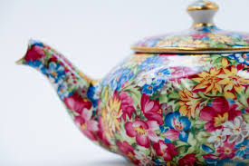 Royal Wilton Chintz Pattern Teapot & Teacup - Joyce-lynn for Royal Winton Grimwades Ltd. Made in England No. 107/1000 - Etsy