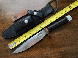 VTG Randall Model 1 - 6” Fixed Blade Knife Original Leather Sheath Left Handed | eBay