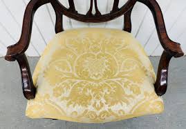 Vintage Theodore Alexander Mahogany Arm Chair | Chairish