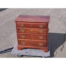 Mid 20th Century Pennsylvania House Chippendale Style Cherry Nightstand Chest | Chairish