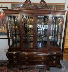 Centurty Furniture Chippendale China Cabinet | Chairish