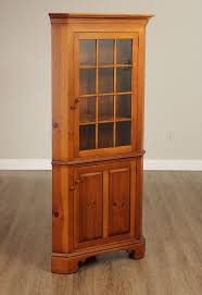 William Draper Country Pine Corner Cabinet | Chairish