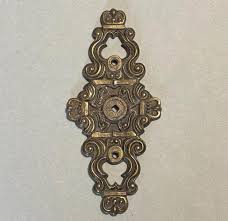 Vintage Hyer Brass Decorative Backplate 2966 - Etsy