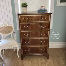 Mahogany Tallboy Chest of Drawers — Catherine & Kay