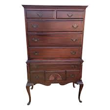 Early 1900's Chippendale Mahogany Highboy Chest of Drawers For Sale at 1stDibs | antique highboy dresser, chippendale highboy, highboy chest of drawers for sale