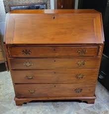18th C American Southern Walnut Slant Front Desk | Chairish