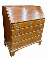 Federal Style Pine Fall-Front Desk, 20th century, H. 40.25 ...