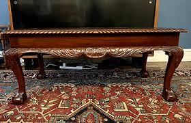 Mahogany Chippendale coffee table | eBay
