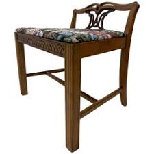Vintage Carved Wood Floral Armchair - Upholstered Accent Chair with Cabriole Leg For Sale at 1stDibs